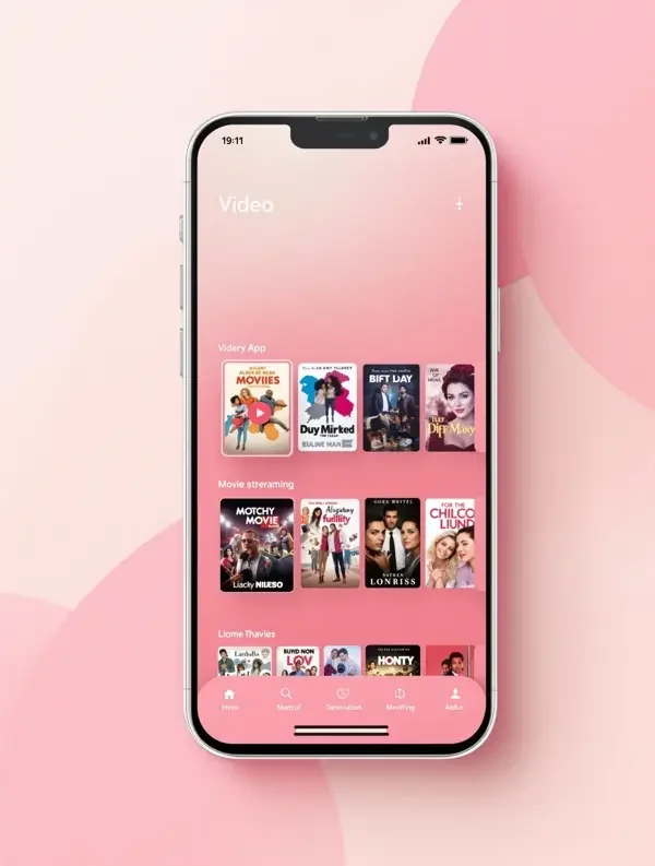 看看影视 APP 下载页手机预览